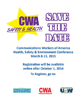 CWA Safety & Health Save the Date
