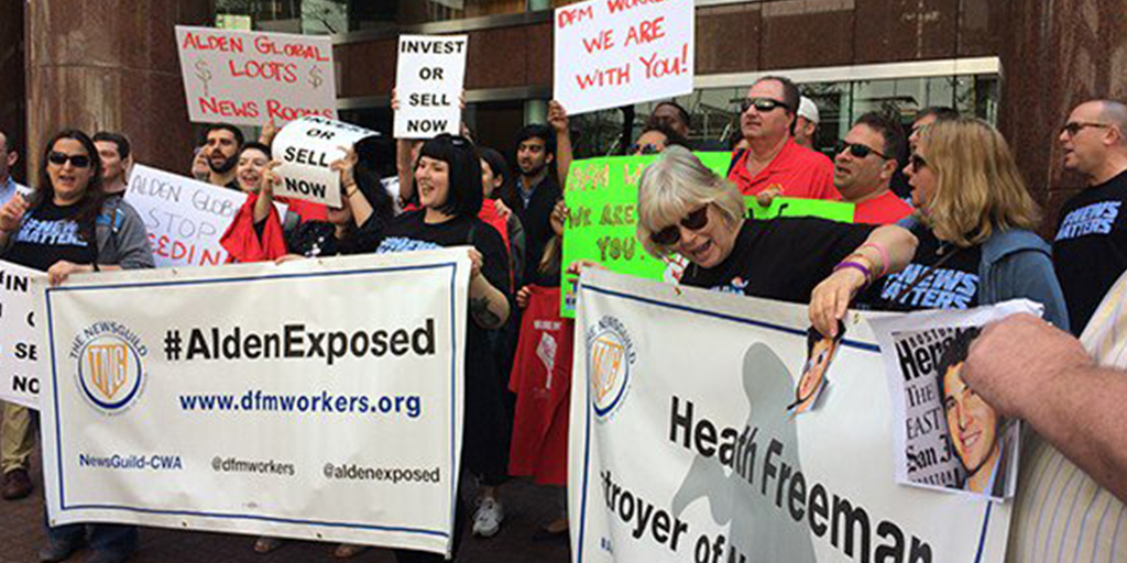 Rebellion Builds at AldenOwned Newspapers Communications Workers of