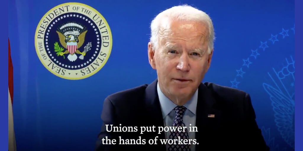 Biden Supports Alabama Amazon Workers' Union Organizing Efforts Communications Workers of America