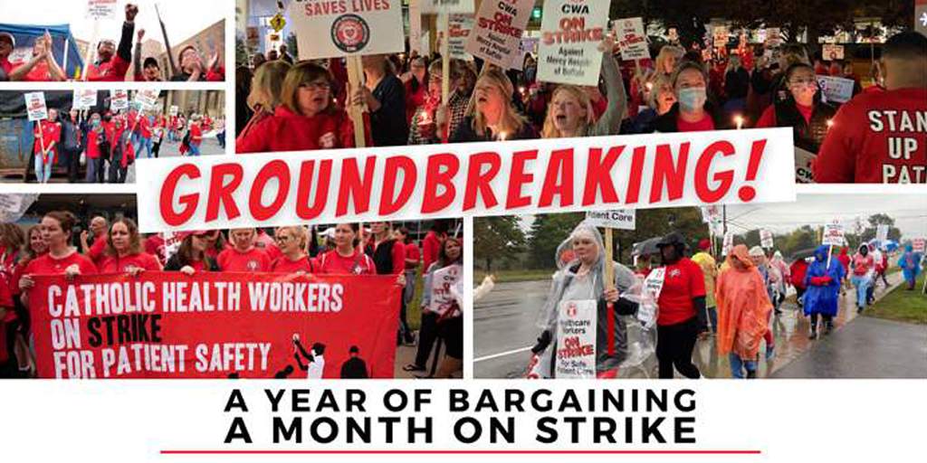 Strike Victory Cwa And Catholic Health Reach Groundbreaking Agreement Communications Workers 