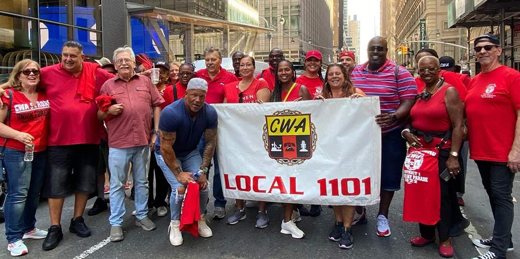 CWA Strong at the New York Labor Day Parade Communications Workers of