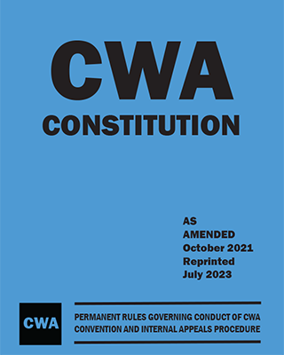 CWA Constitution