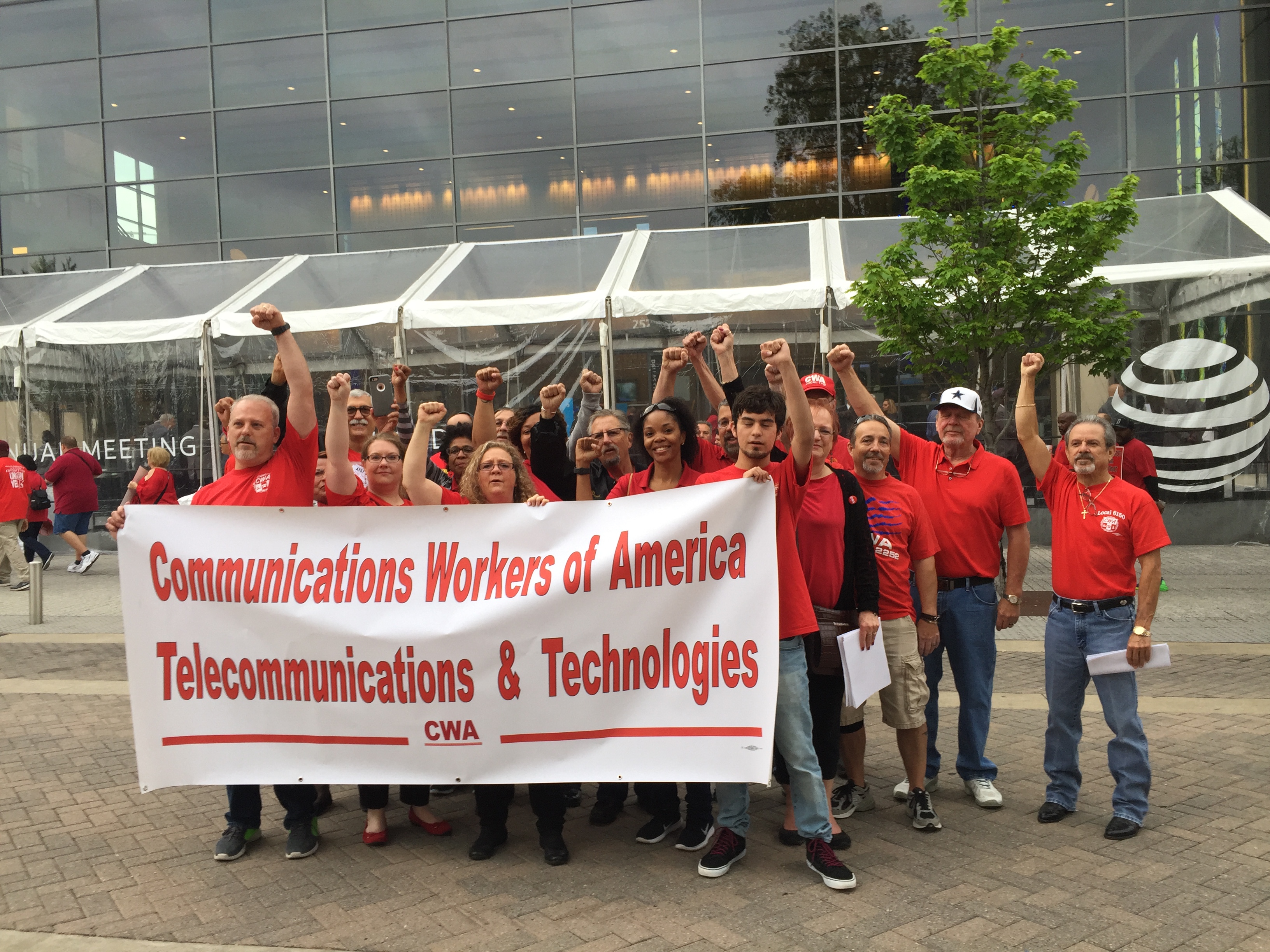 AT&T Shareholders Meeting 2017 Communications Workers of America