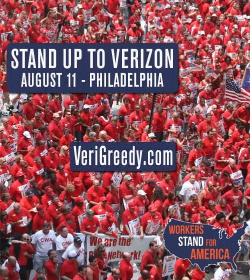 Stand Up to Verizon, Aug. 11 in Philadelphia