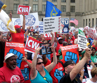 NJ Rally for Collective Bargaining