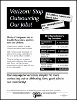 Verizon: Stop Outsourcing Our Jobs!