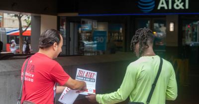 AT&T SE Strike Handbilling