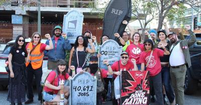 UVW-CWA Hold Vigil at the Game Awards