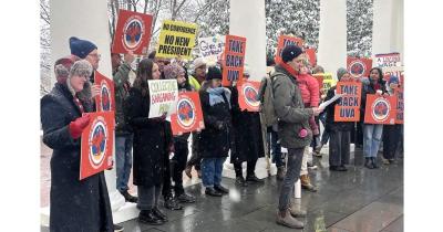 United Campus Workers at UVA Rally Against Cuts