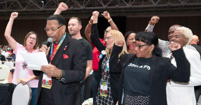 CWA Delegates at 2026 AFL-CIO Convention