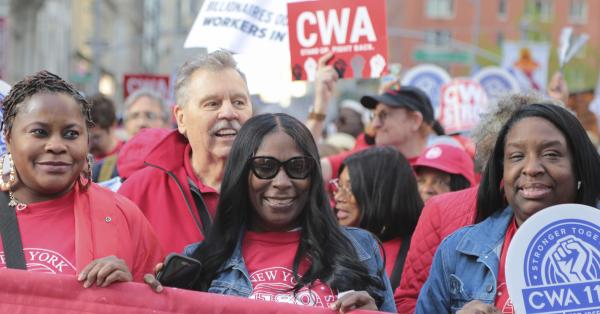 CWA NYC rally