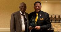CWA President Claude Cummings Jr. Receives Willie J. Baker Award