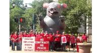 Frontier Workers Rally to Stop Outsourcing