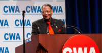 CWA President Claude Cummings JR. Addresses the 80th CWA Convention