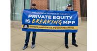 MPP Private Equity Picket Action