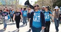 UPTE-CWA Members Rally in Honor of Slain Union Sibling