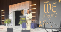 Angie Wells Emceed NAACP Convention