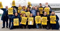 Horizon Air Flight Attendants Picket Around Country