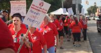 Healthcare Workers Picket