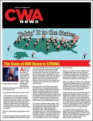 cover image of CWA News Spring 2023