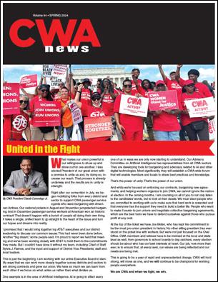 cover image of CWA News Spring 2024