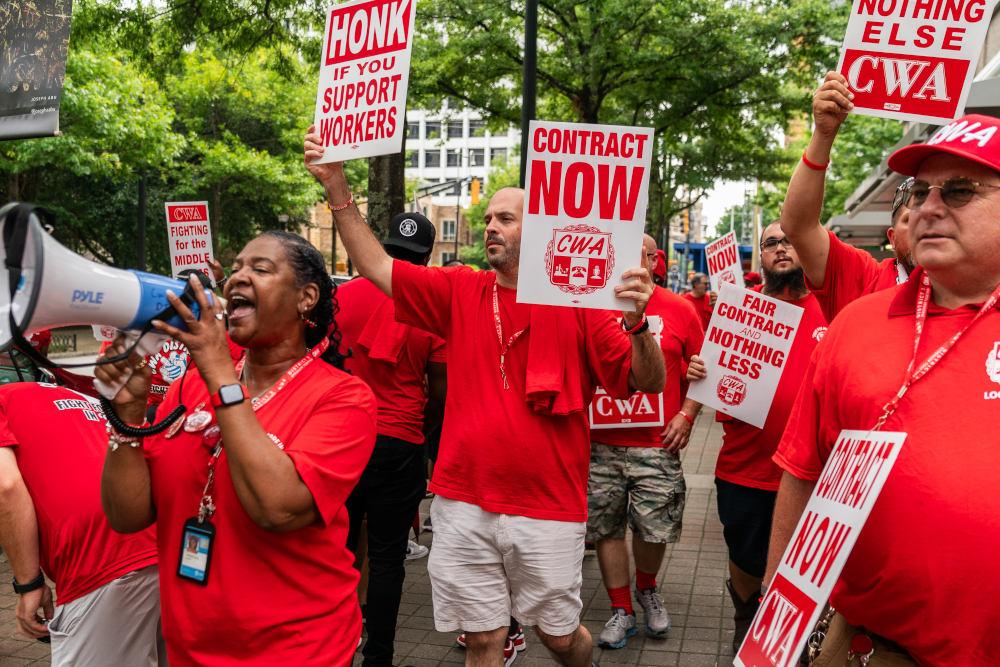 CWA Local 3024 AT&T Rally