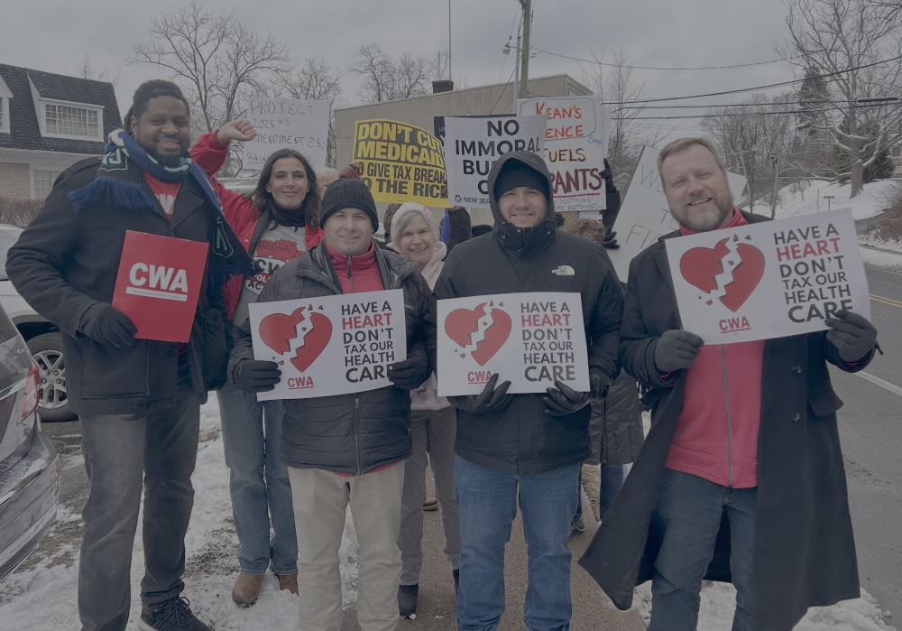 CWA Members at Have a Heart Rally