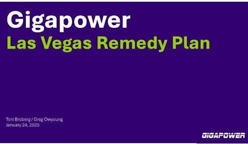 Gigapower Las Vegas Remedy Plan